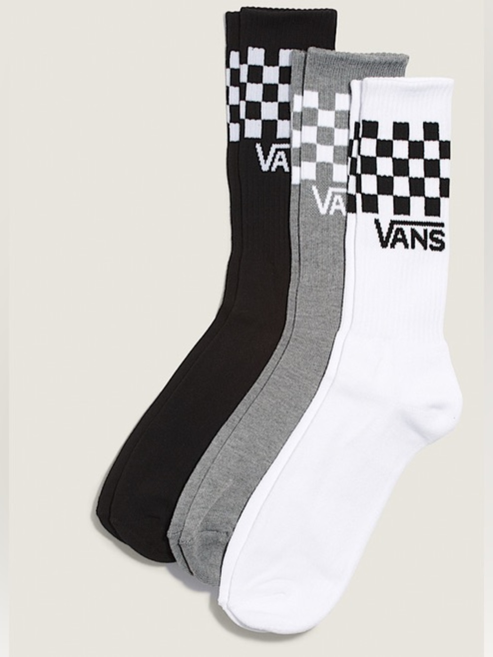 Vans Classic Check Crew Socks  - 3 Pack